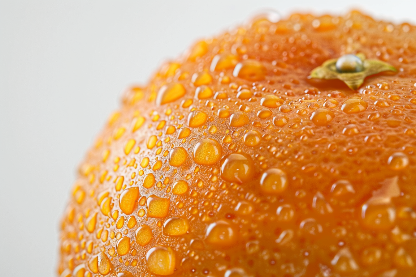 Image gratuite Orange avec gouttelettes d&rsquo;eau 2