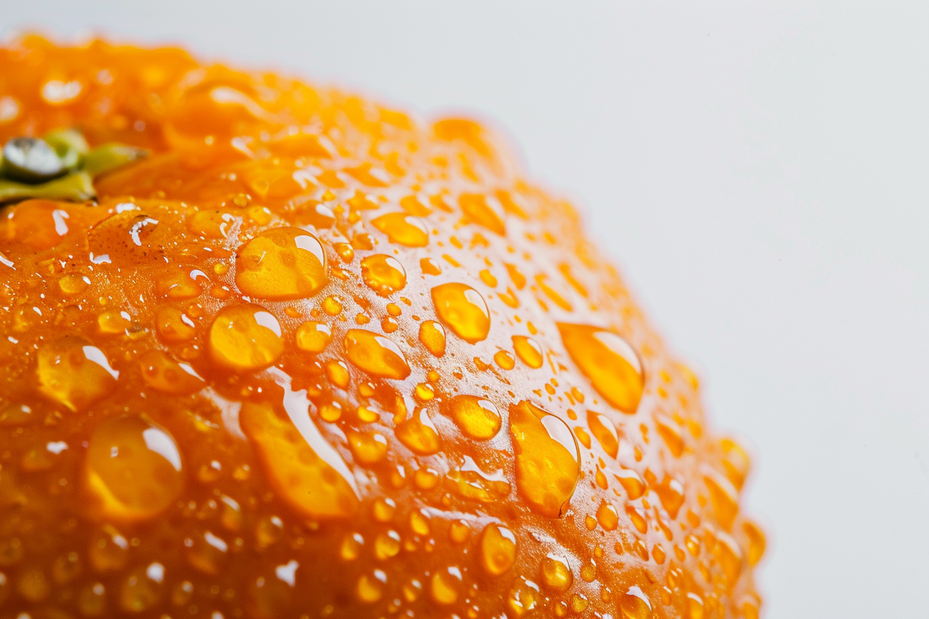 Image gratuite Orange avec gouttelettes d&rsquo;eau 4