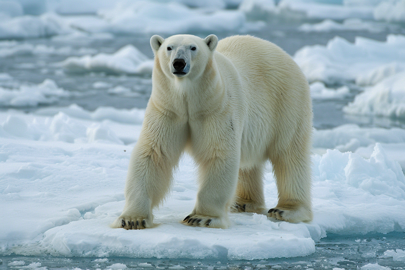 Image gratuite Ours polaire sur la banquise 2