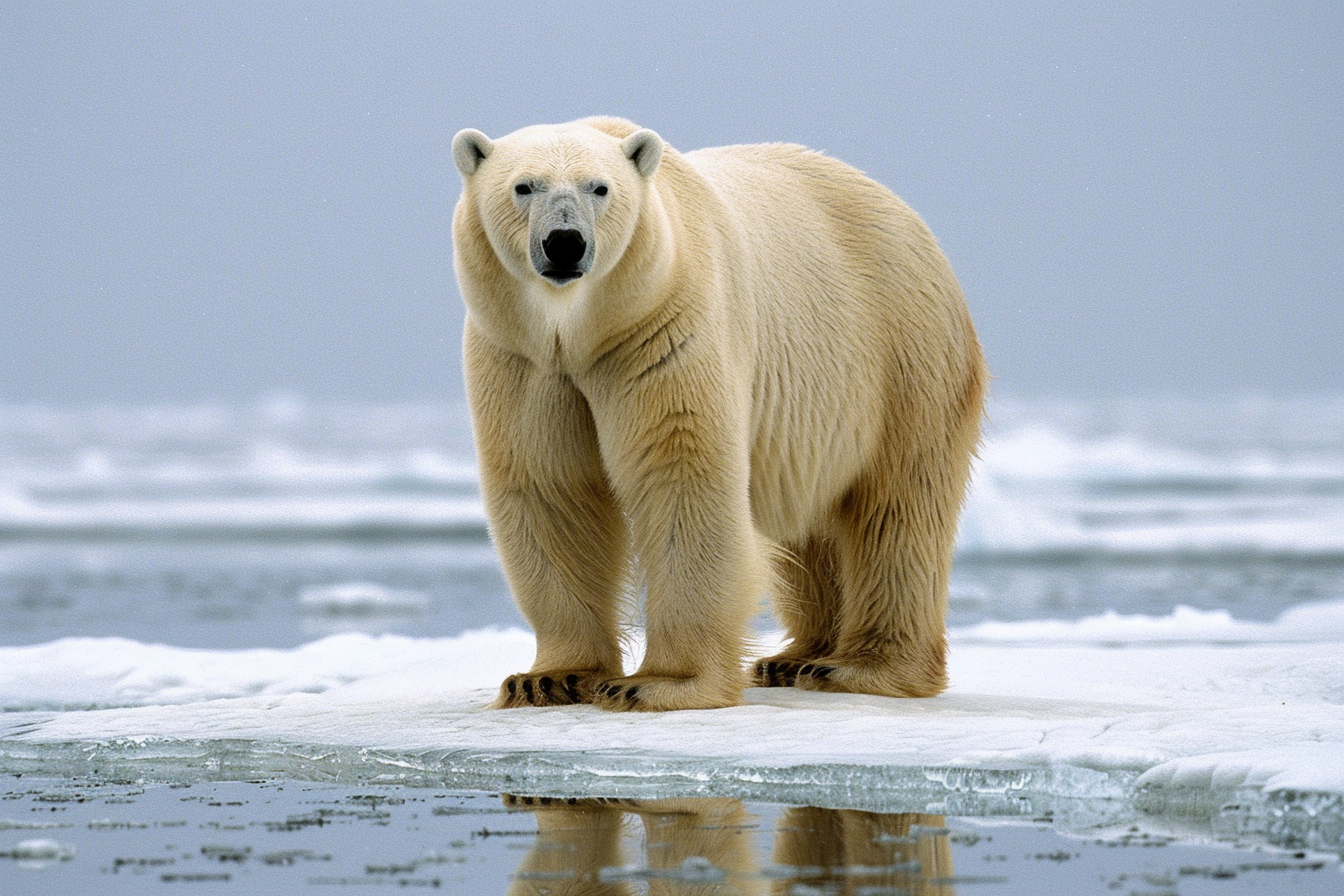 Image gratuite Ours polaire sur la banquise 3