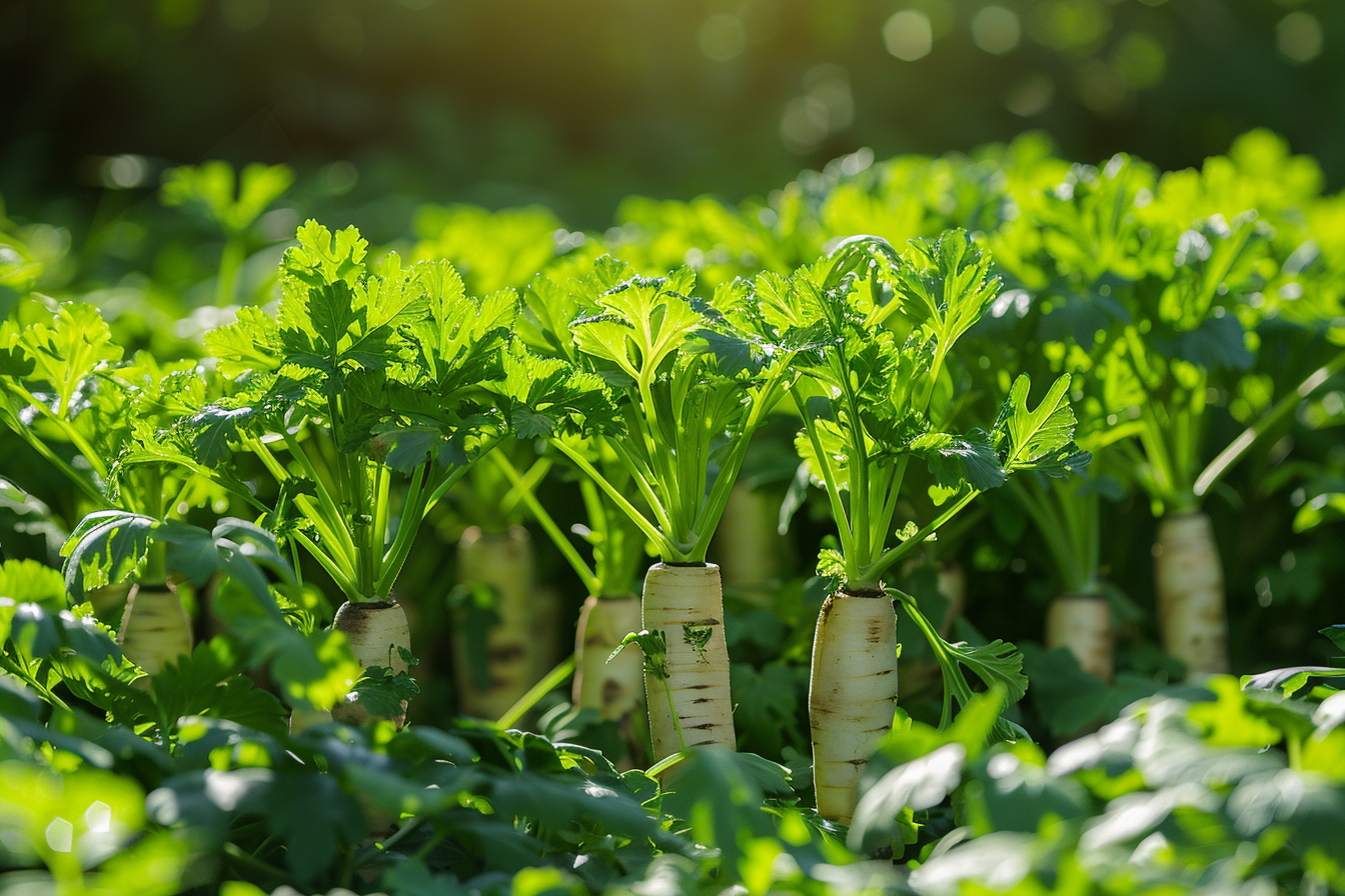 Image gratuite Panais dans un jardin 2