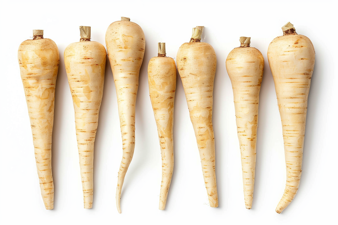 Image gratuite Panais sur fond blanc 1