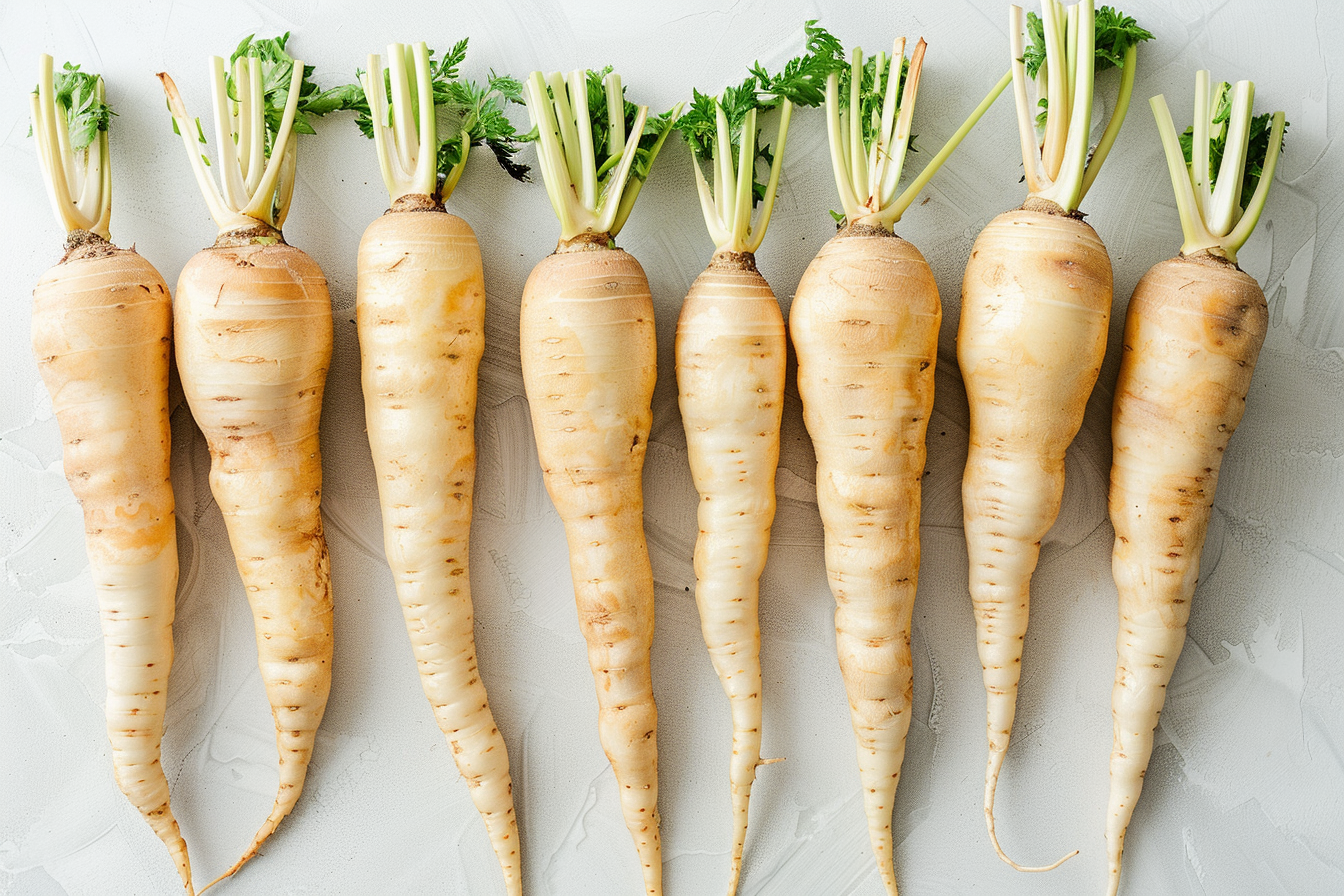 Image gratuite Panais sur fond blanc 2