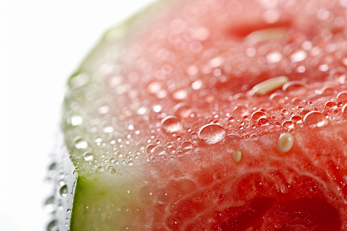 Image gratuite Pastèque avec gouttelettes d&rsquo;eau 2