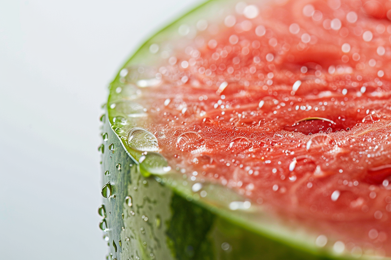 Image gratuite Pastèque avec gouttelettes d&rsquo;eau 4