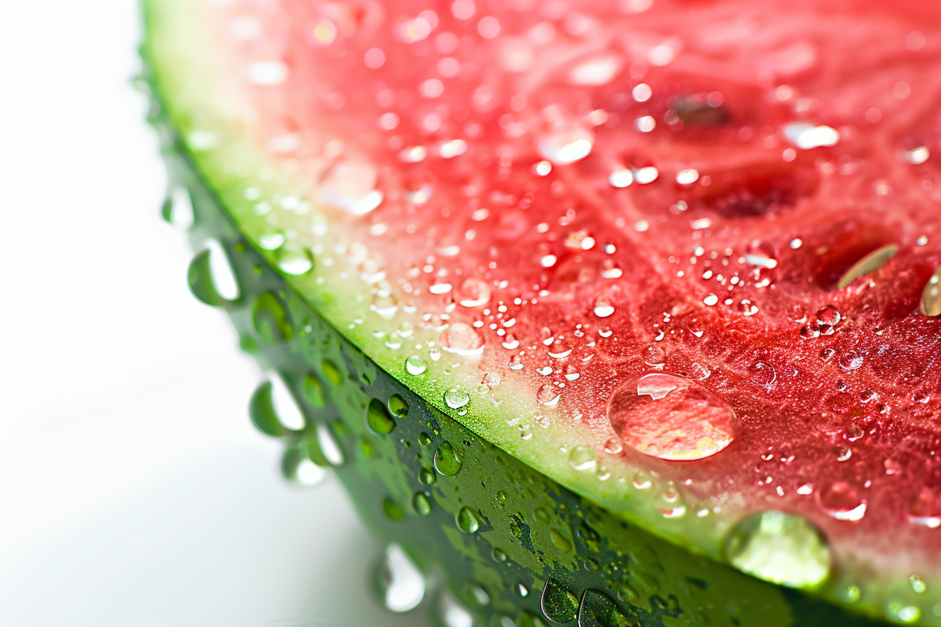 Image gratuite Pastèque avec gouttelettes d&rsquo;eau 5