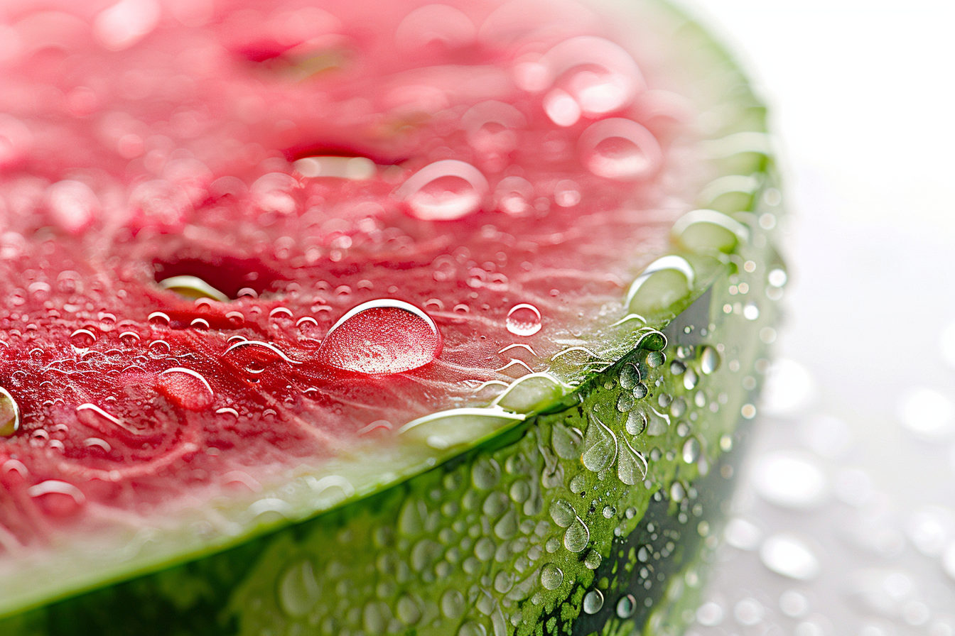 Image gratuite Pastèque avec gouttelettes d&rsquo;eau 6