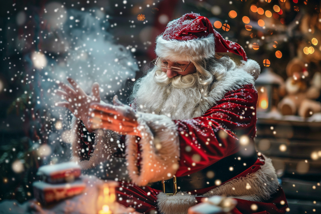 Image gratuite Père Noël spectacle de magie pour enfants 1