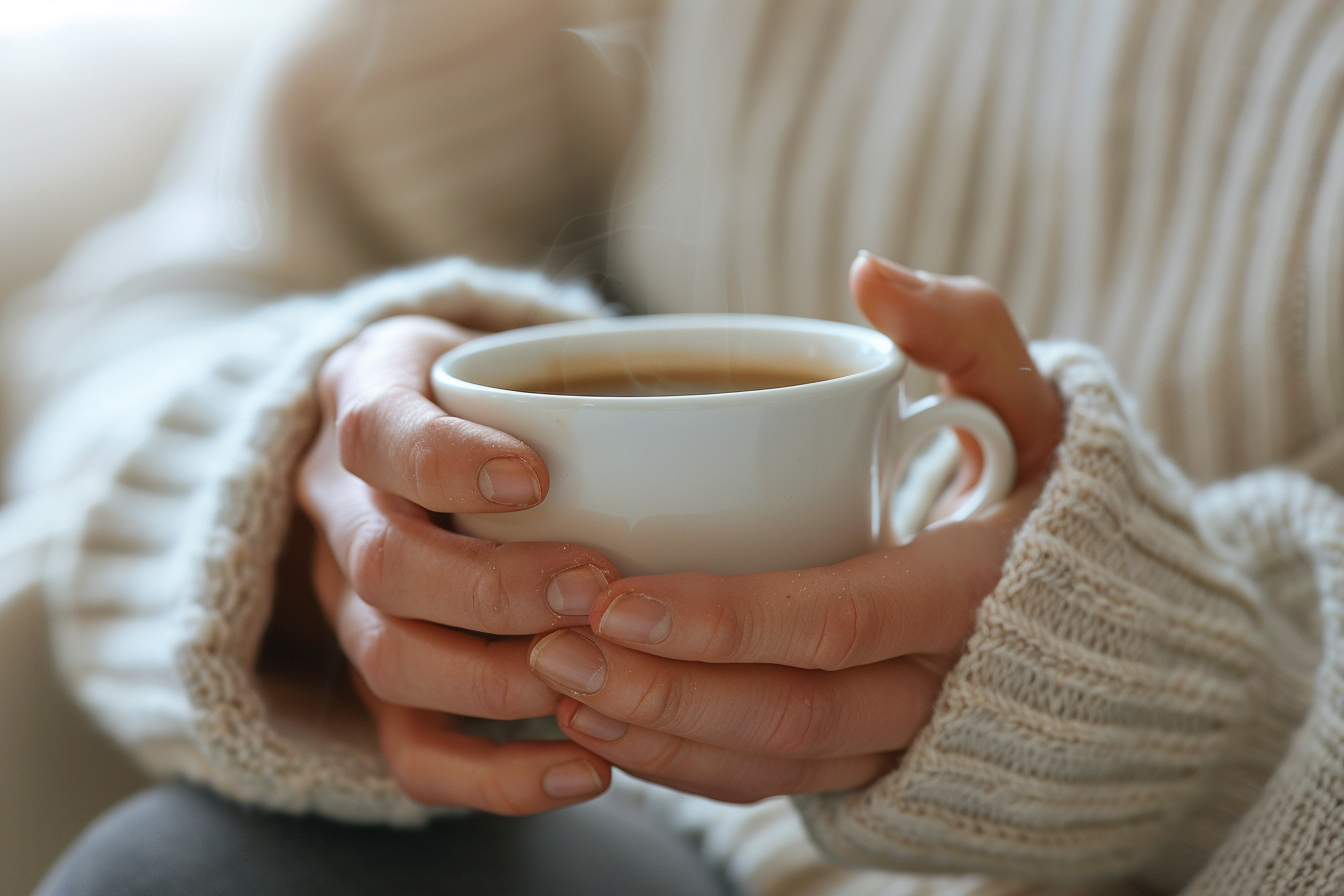 Image gratuite Personne buvant du café 1