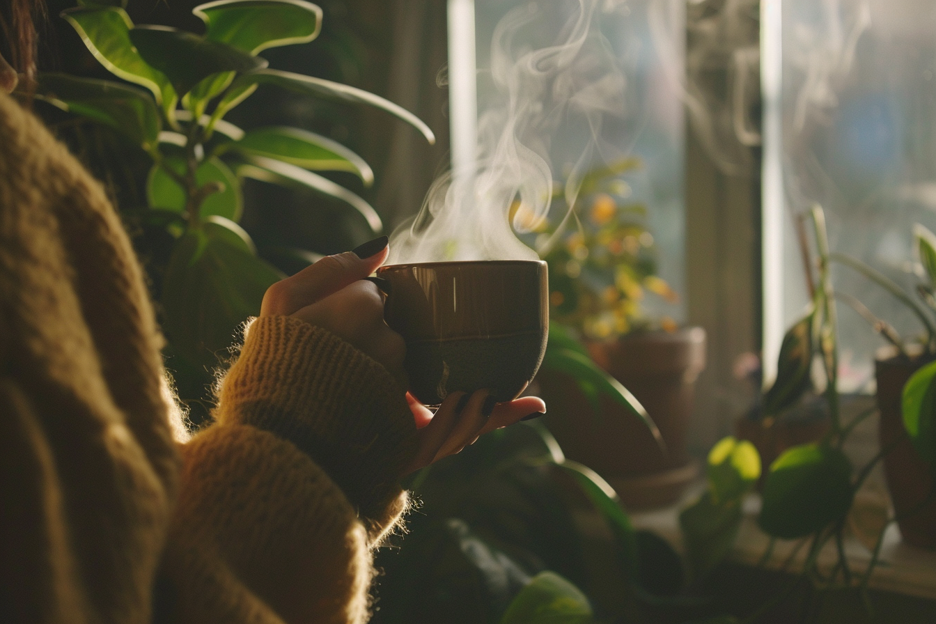 Image gratuite Personne buvant du café 2