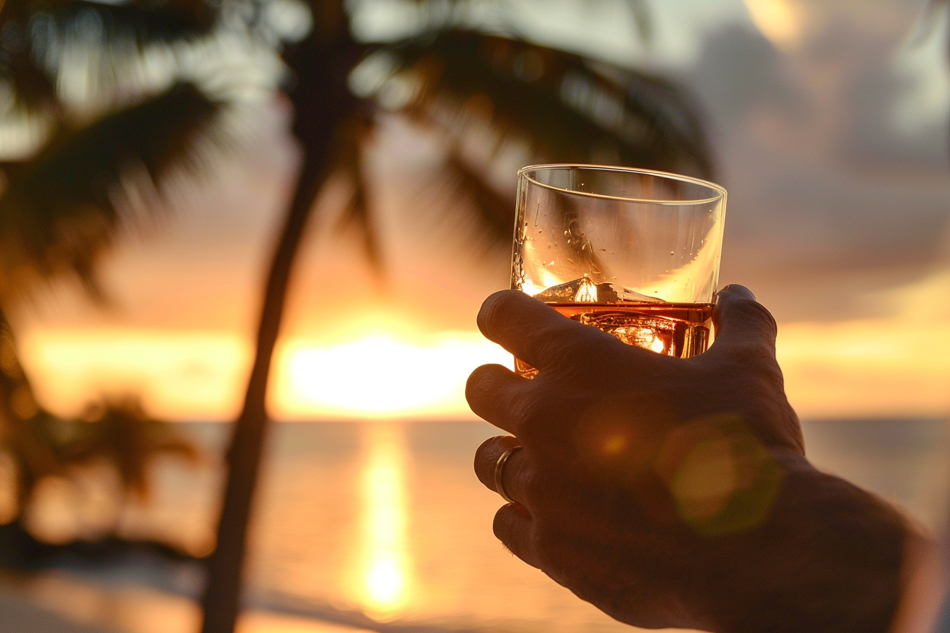 Image gratuite Personne buvant du rhum 1