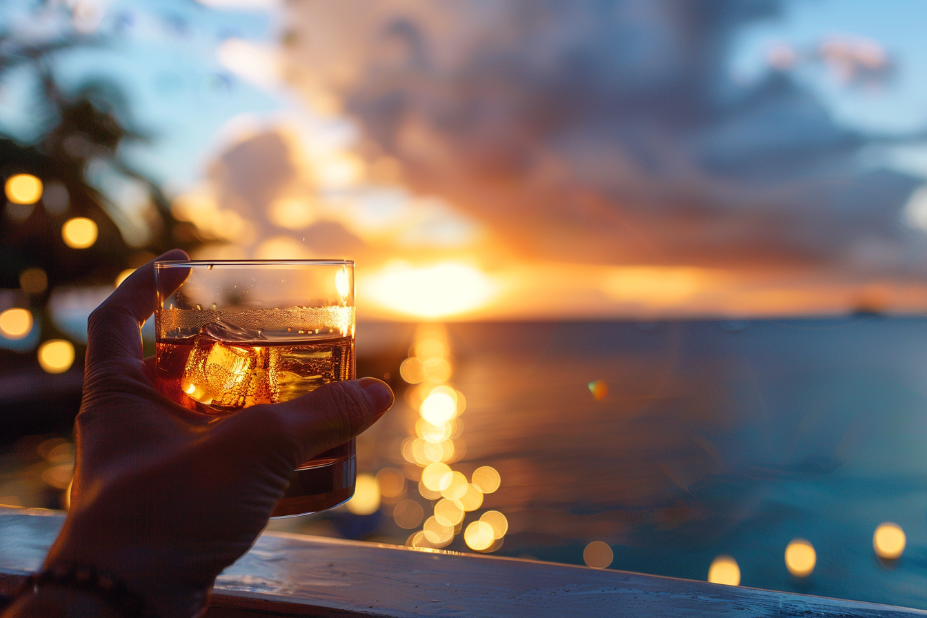 Image gratuite Personne buvant du rhum 2