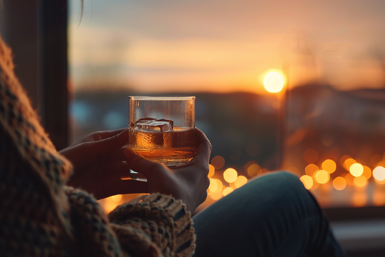 Image gratuite Personne buvant du whisky 1