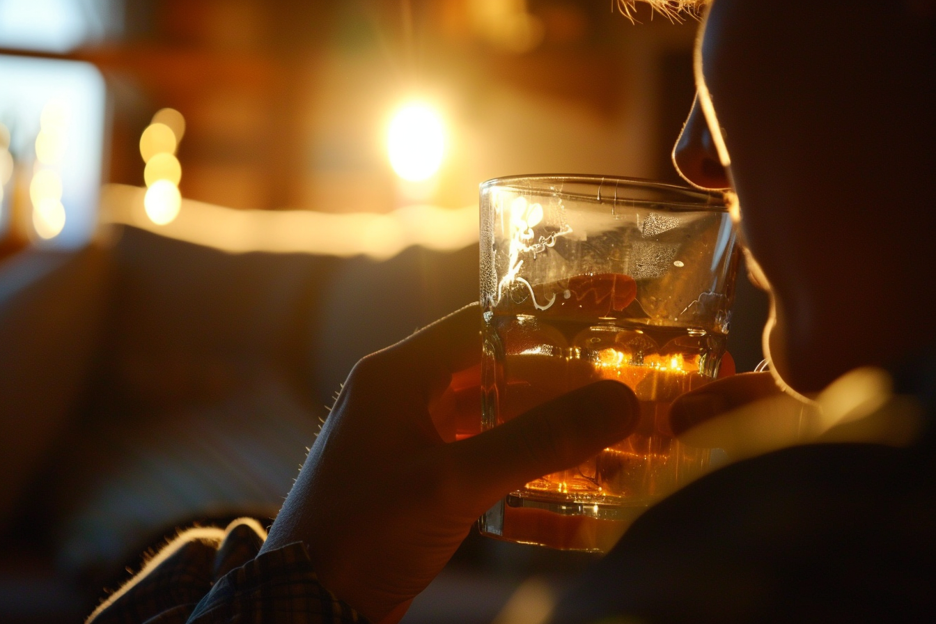 Image gratuite Personne buvant du whisky 2