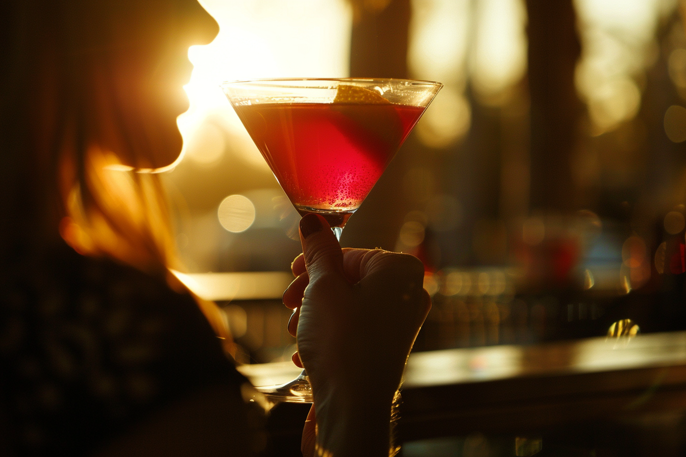 Image gratuite Personne buvant un Cosmopolitan 2