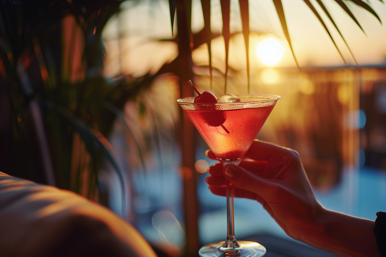 Image gratuite Personne buvant un Cosmopolitan 4