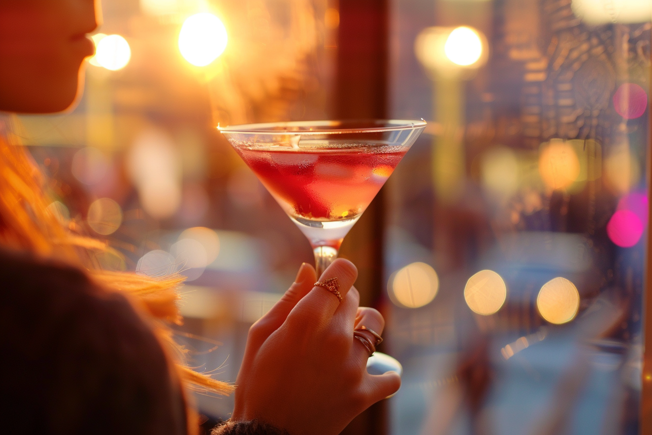 Image gratuite Personne buvant un Cosmopolitan 6