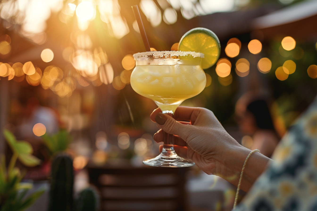 Image gratuite Personne buvant un Margarita 4