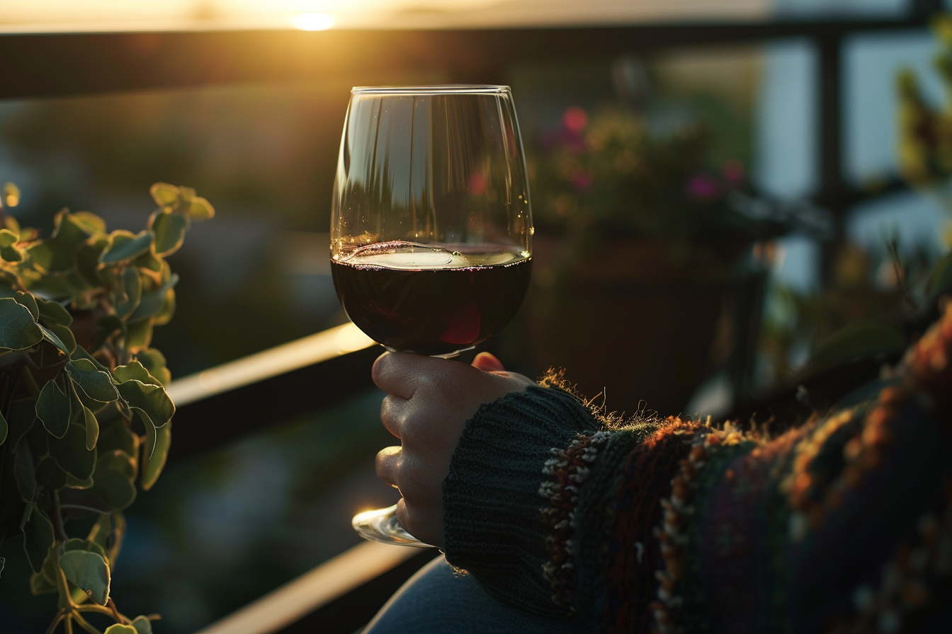 Image gratuite Personne buvant un verre de vin rouge 8
