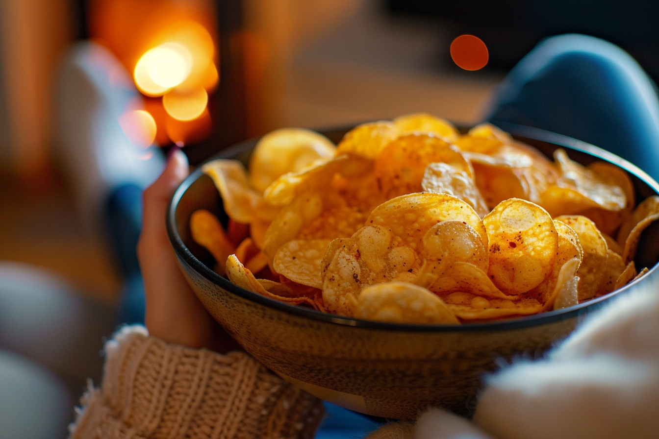 Image gratuite Personne mangeant des chips 2