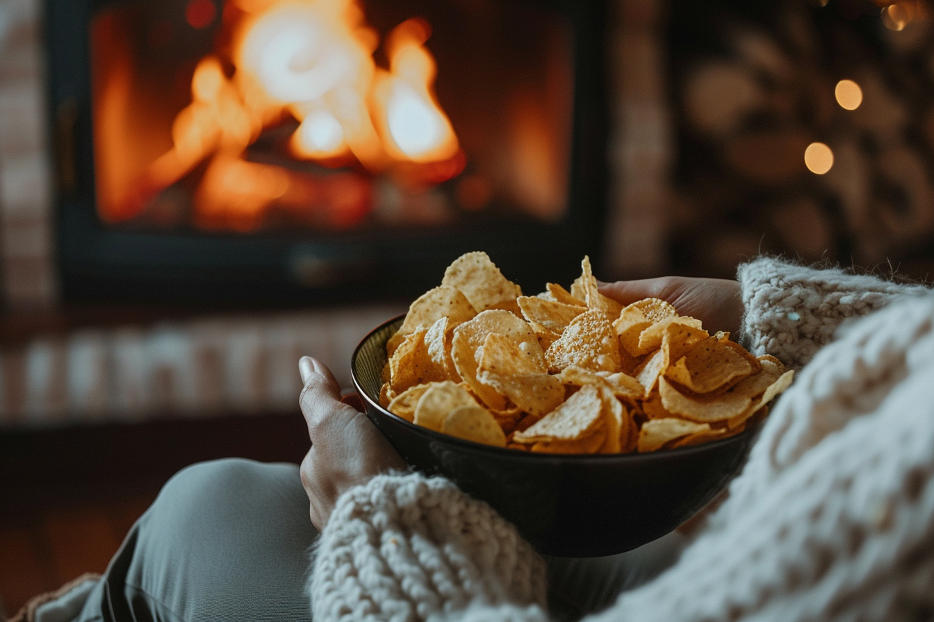 Image gratuite Personne mangeant des chips 4