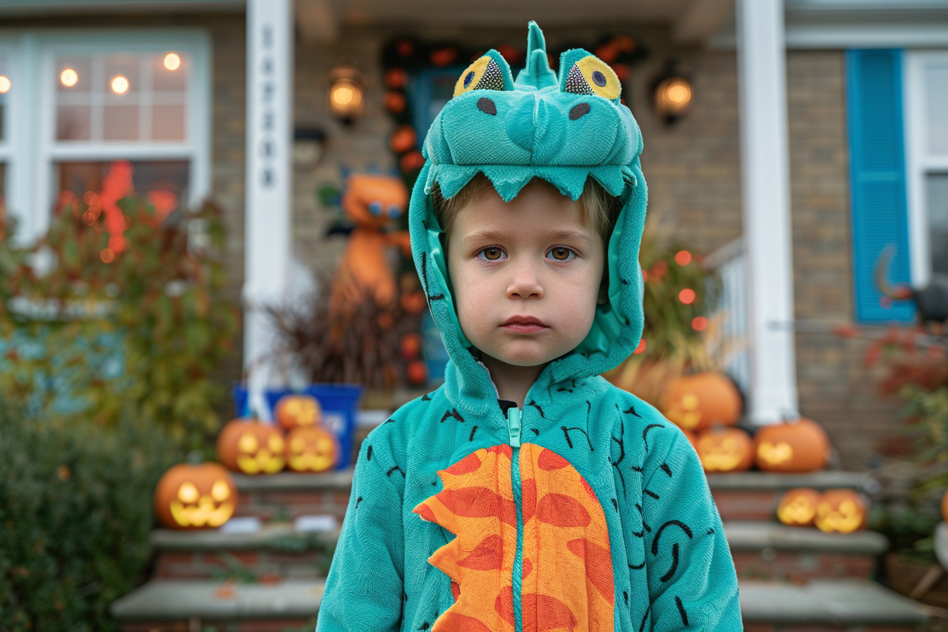 Image gratuite Petit dragon, maison, décorations colorées 4