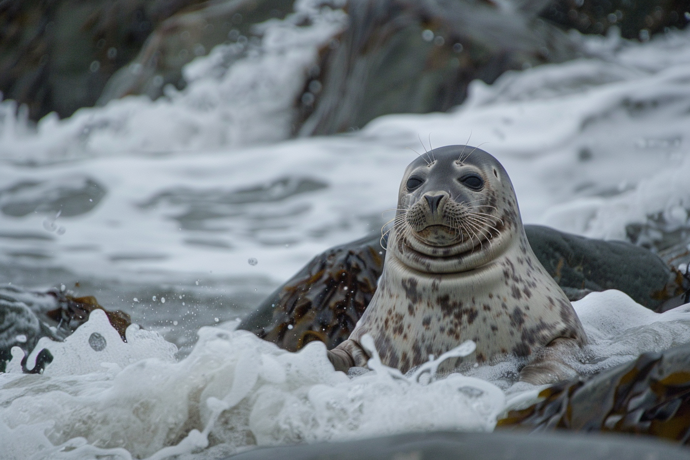 Image gratuite Phoque sur rivage rocheux 4