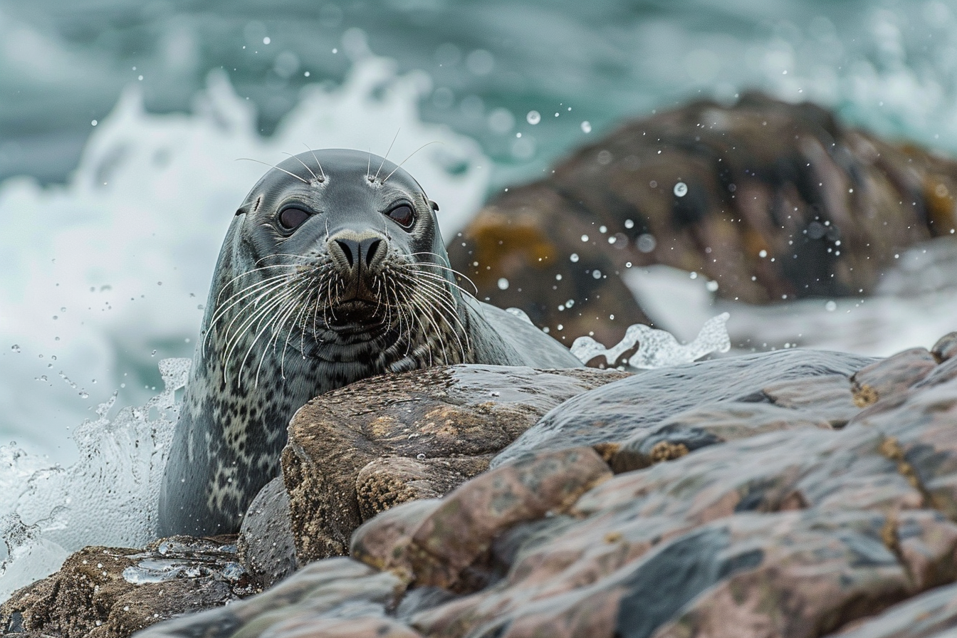 Image gratuite Phoque sur rivage rocheux 5