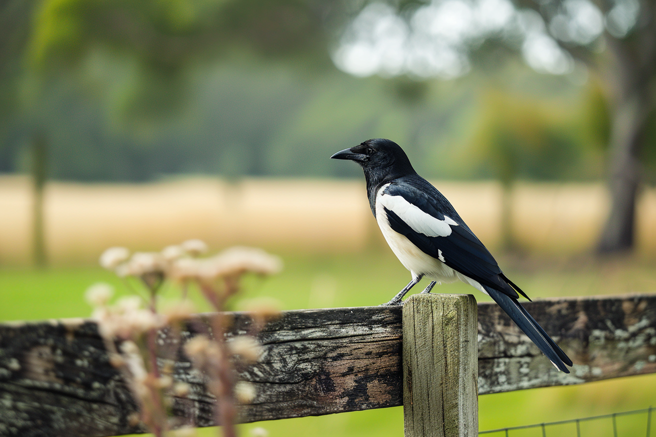 Image gratuite Pie et clôture 1