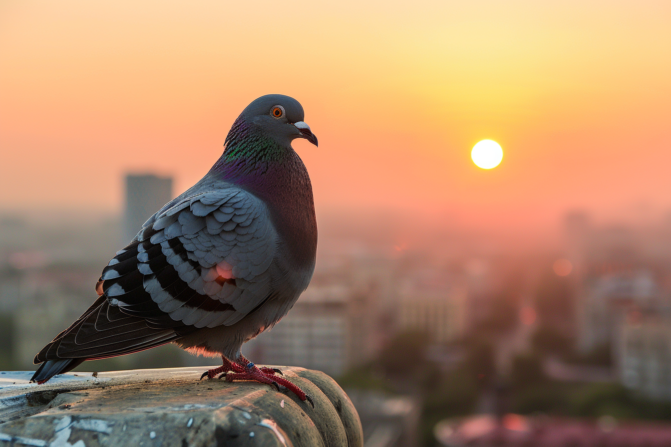 Image gratuite Pigeon sur statue 3