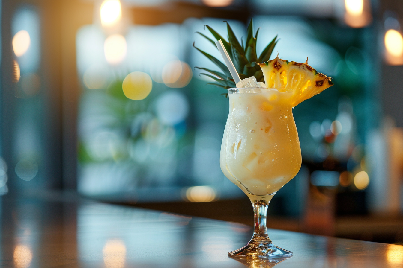 Image gratuite Piña Colada en bar moderne 2