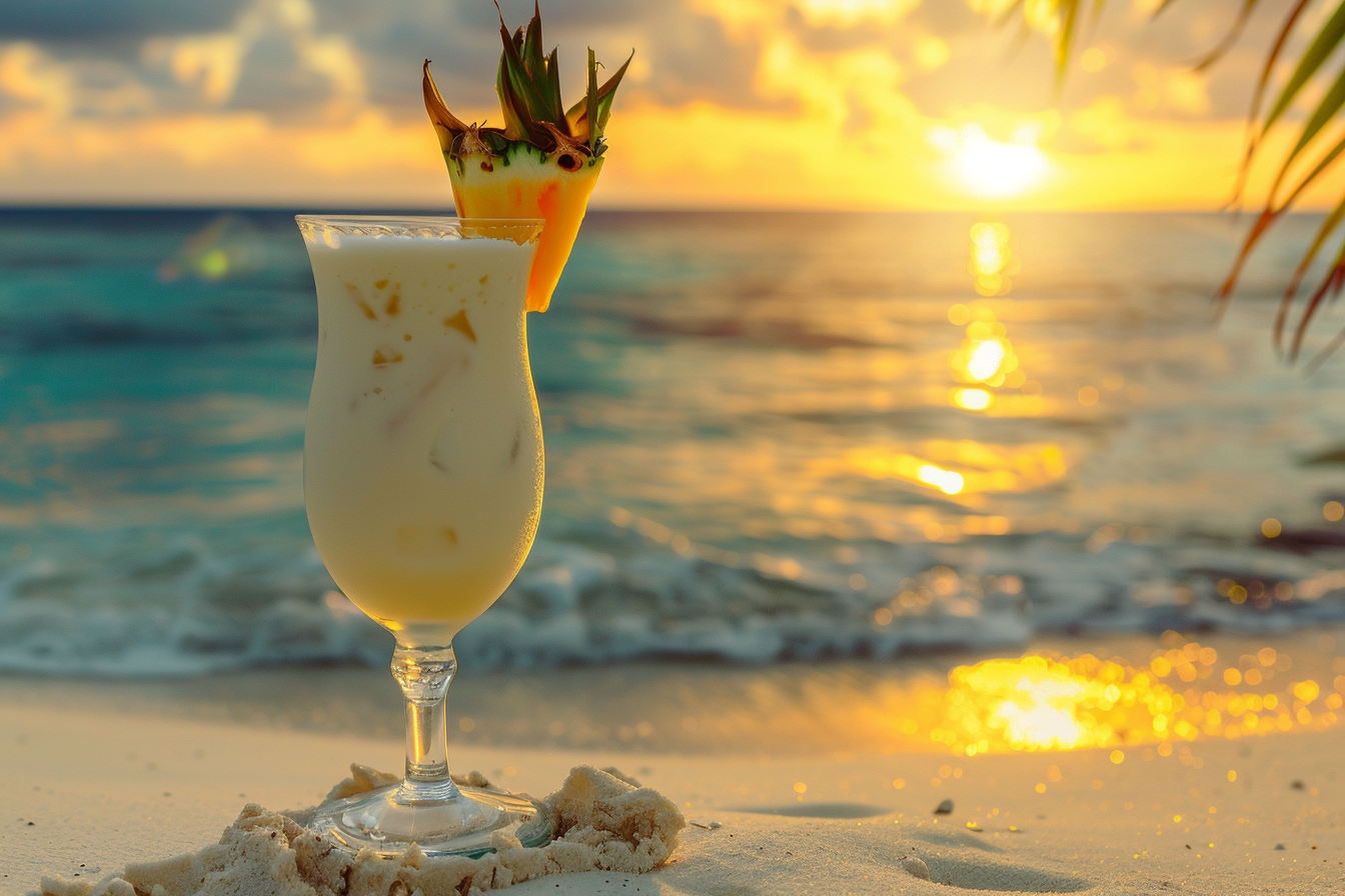 Image gratuite Piña Colada sur une plage 2