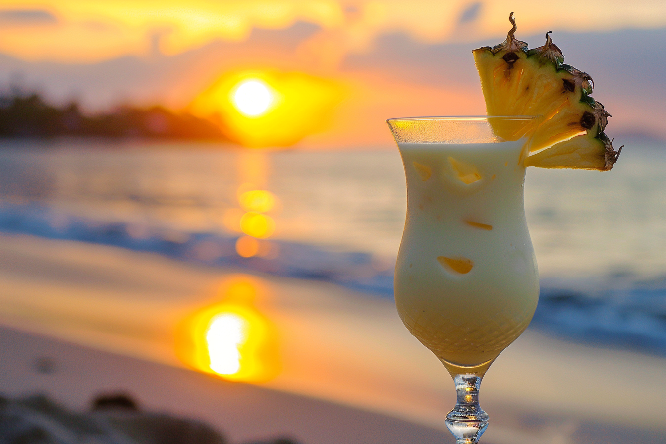 Image gratuite Piña Colada sur une plage 3