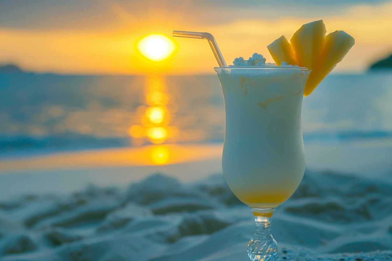 Image gratuite Piña Colada sur une plage 4