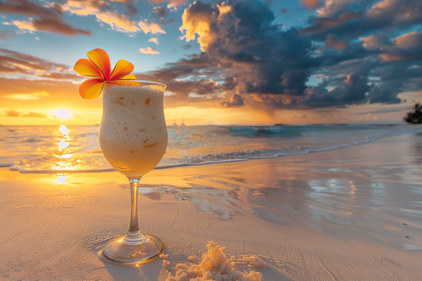 Image gratuite Piña Colada sur une plage 5