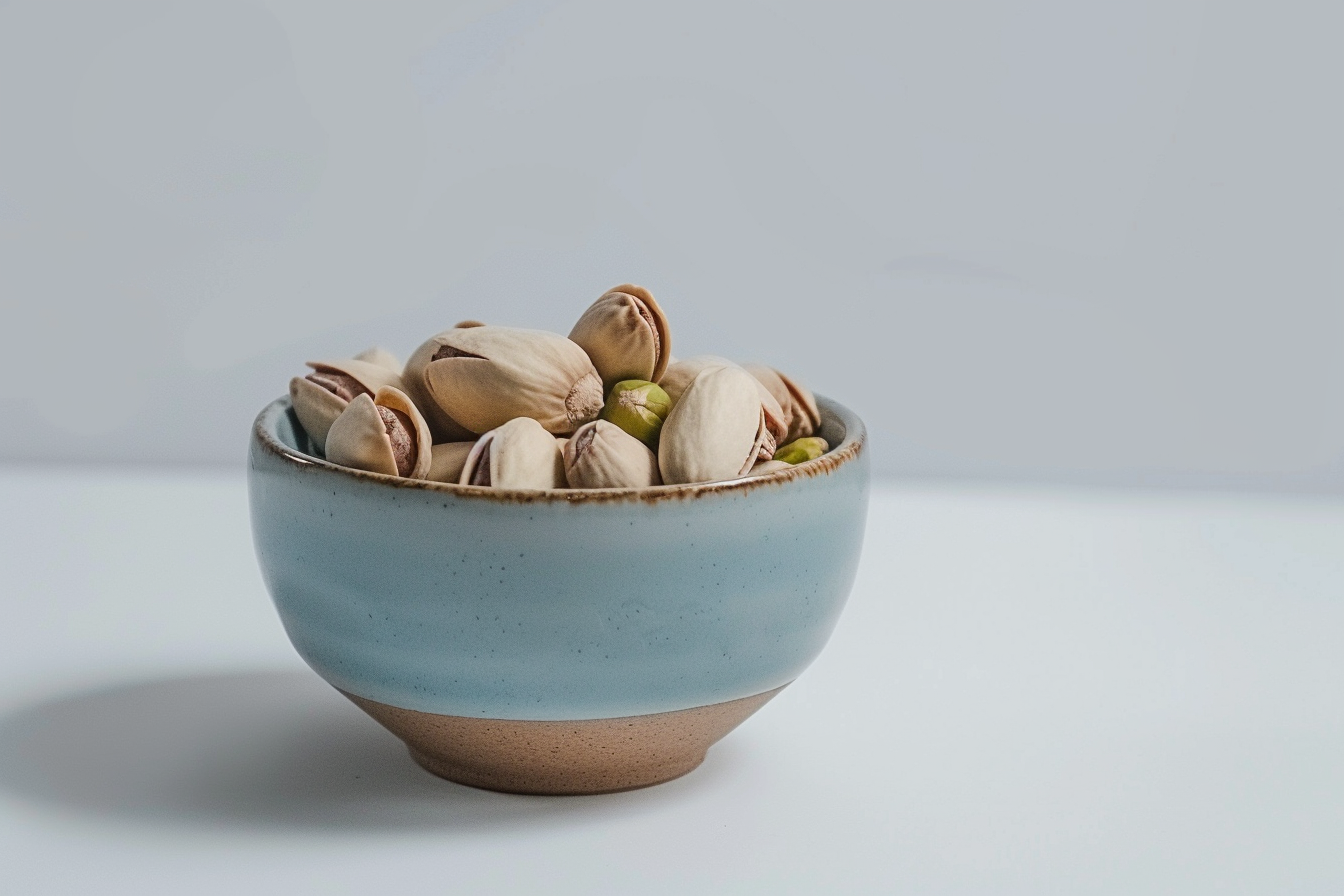 Image gratuite Pistaches sur fond blanc 2