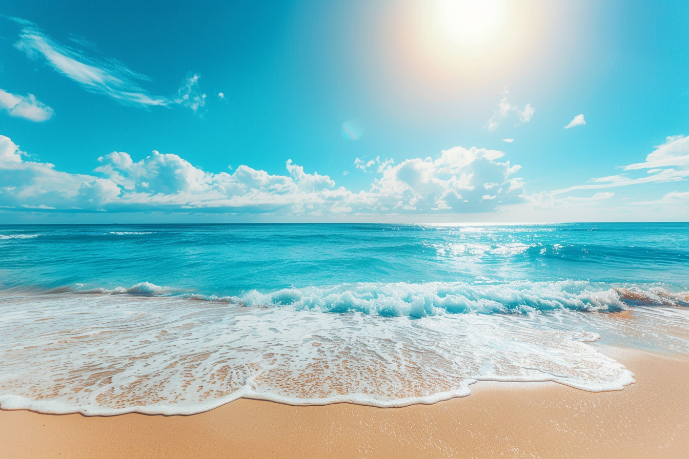 Image gratuite Plage baignée de soleil 3