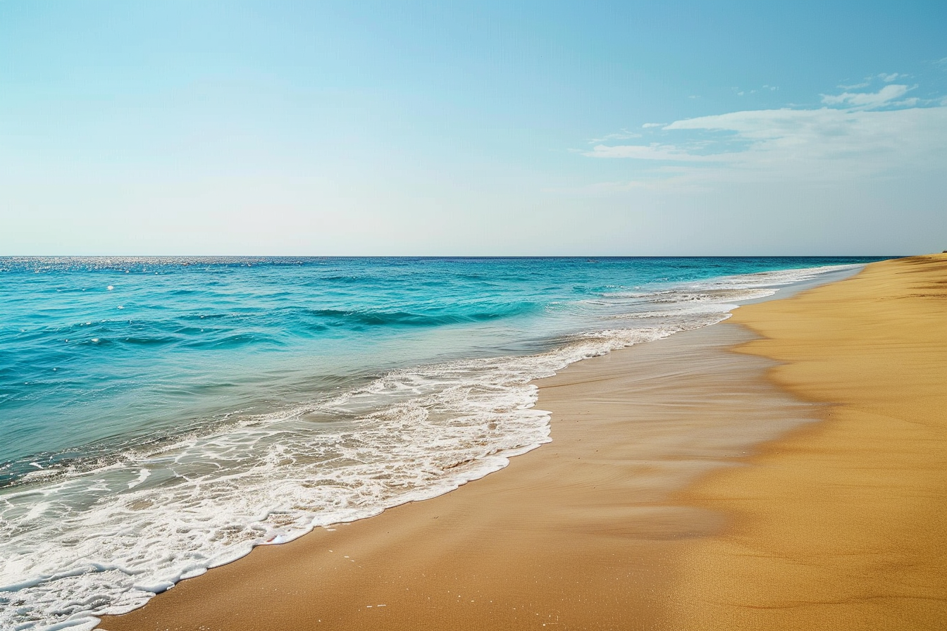 Image gratuite Plage baignée de soleil 4