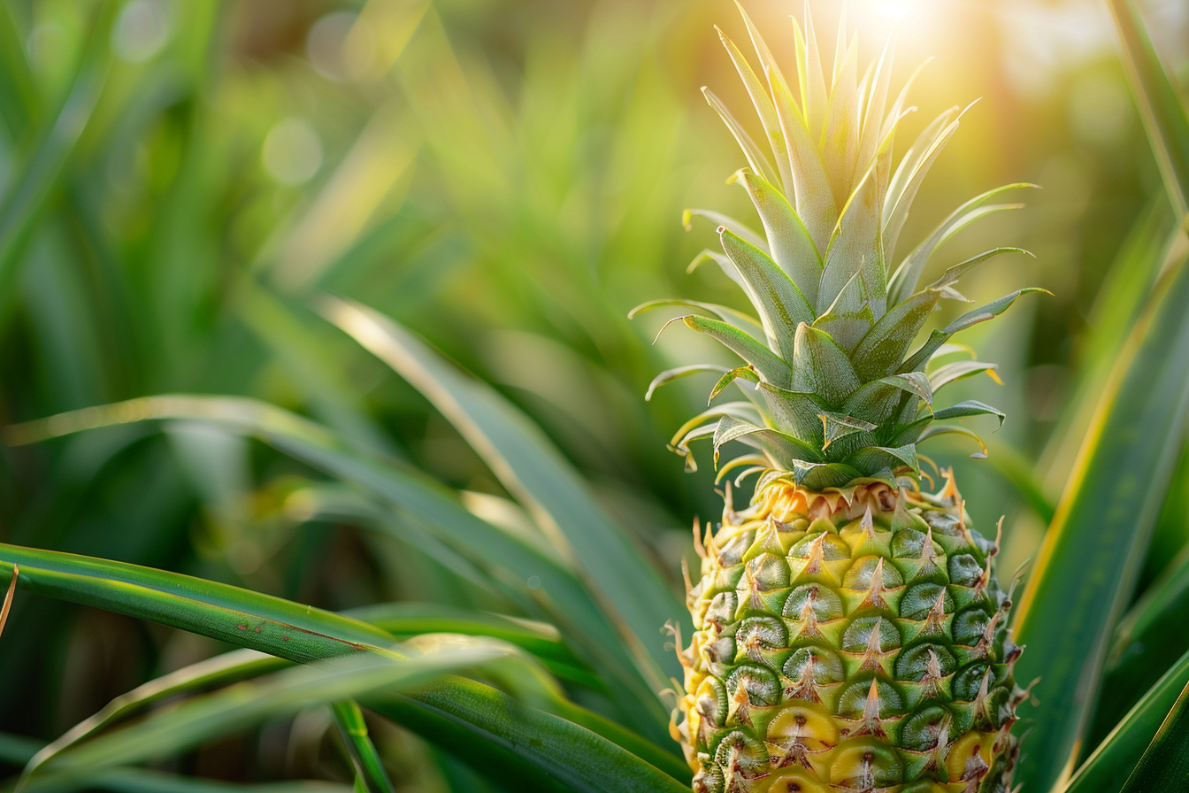 Image gratuite Plante d&rsquo;ananas dans un jardin tropical 1