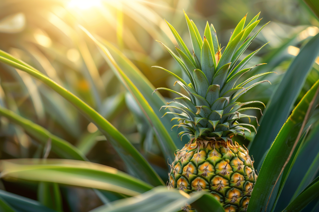 Image gratuite Plante d&rsquo;ananas dans un jardin tropical 2