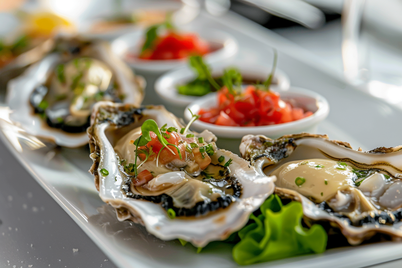 Image gratuite Plateau d&rsquo;huîtres élégant 1
