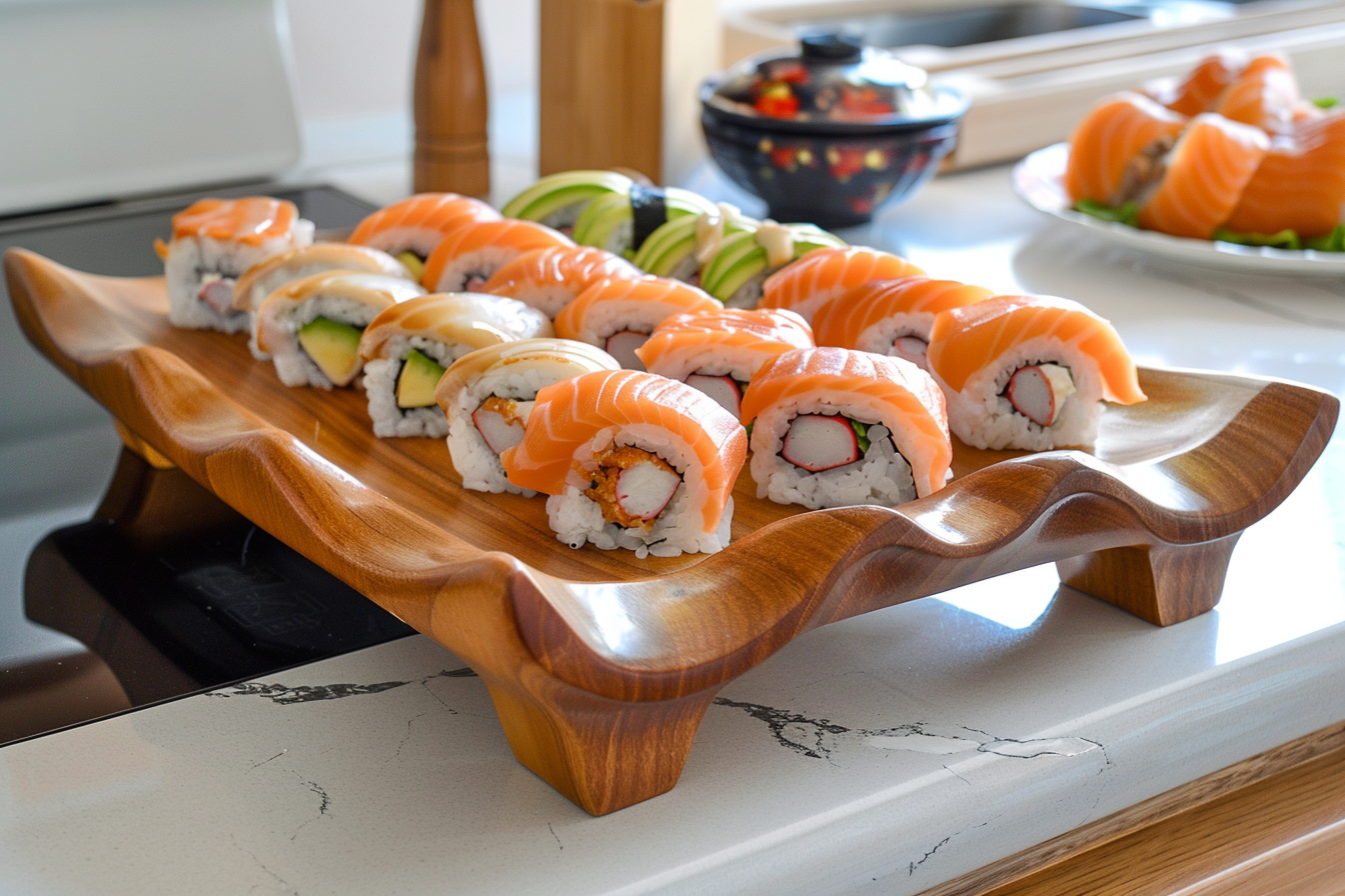 Image gratuite Plateau de sushis dans cuisine contemporaine 5