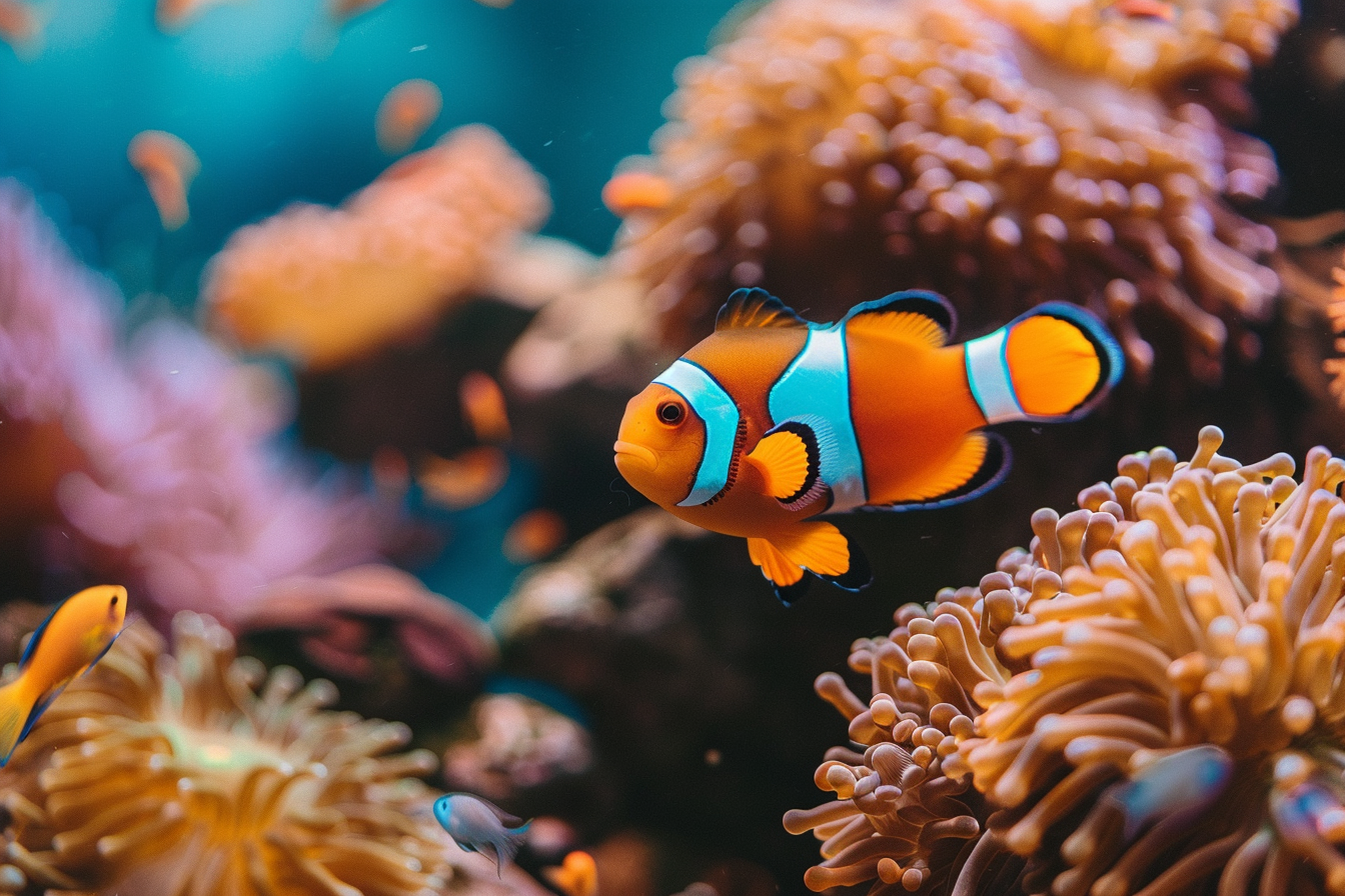 Image gratuite Poisson-clown et coraux 1