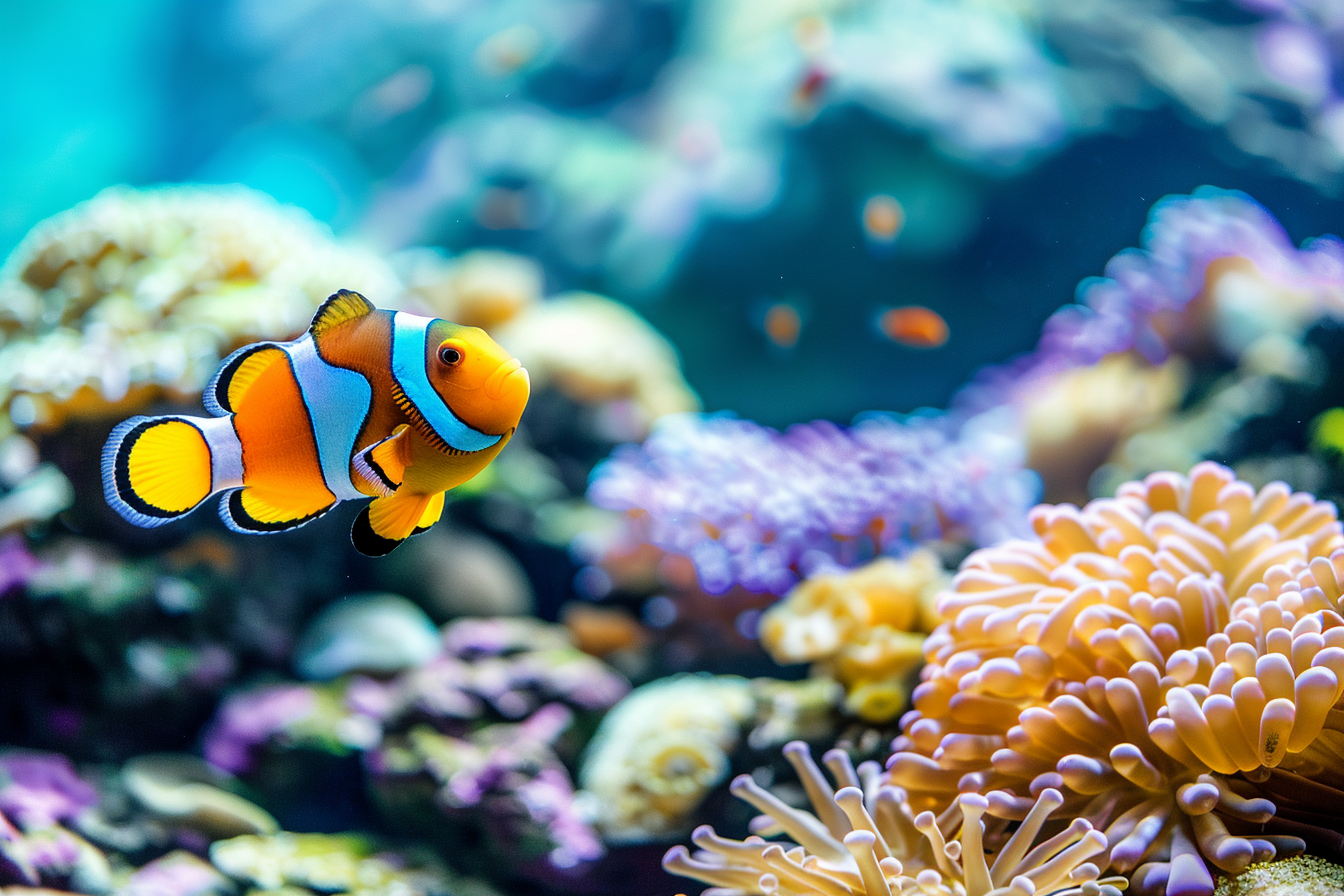 Image gratuite Poisson-clown et coraux 3