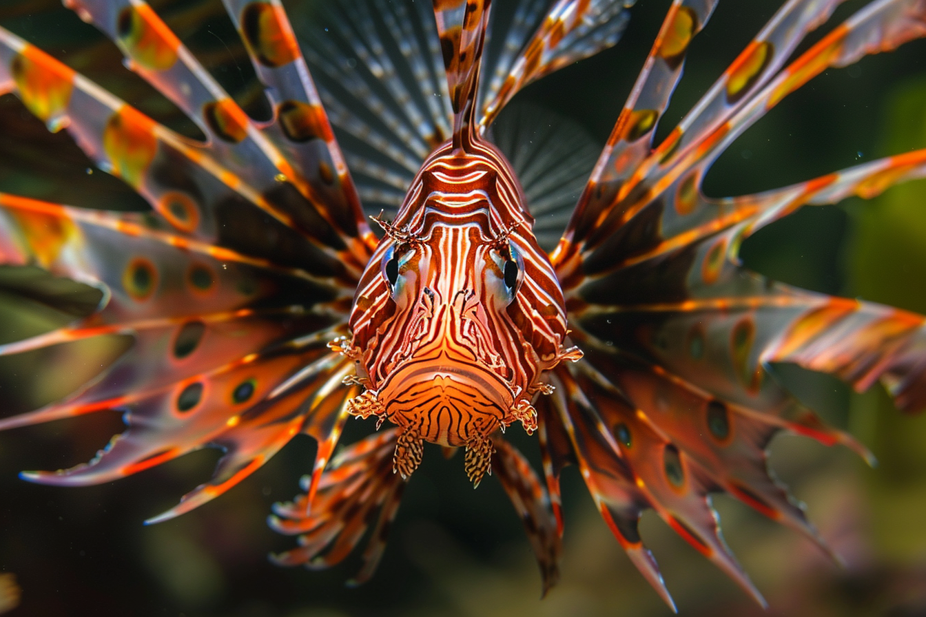 Image gratuite Poisson-lion défensif 2