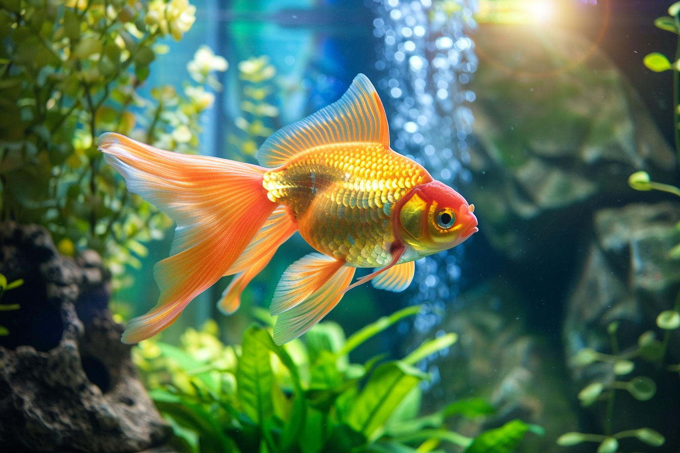 Image gratuite Poisson rouge dans un aquarium 1