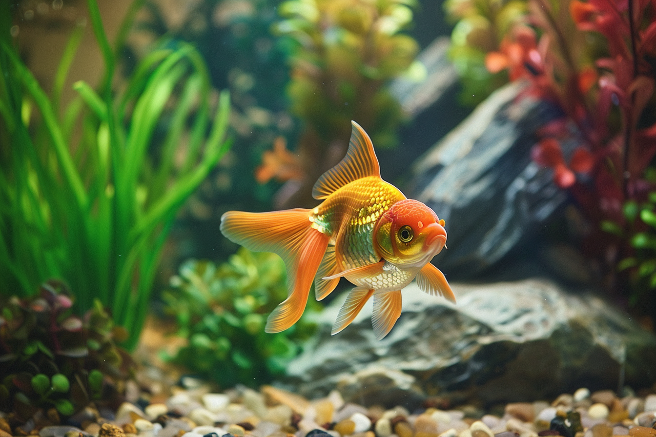 Image gratuite Poisson rouge dans un aquarium 2