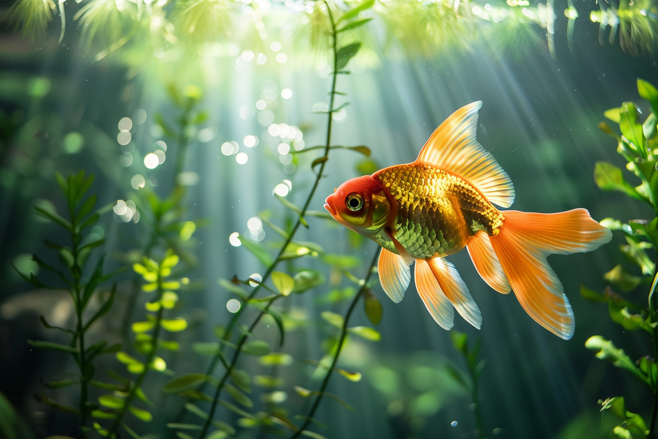 Image gratuite Poisson rouge dans un aquarium 4