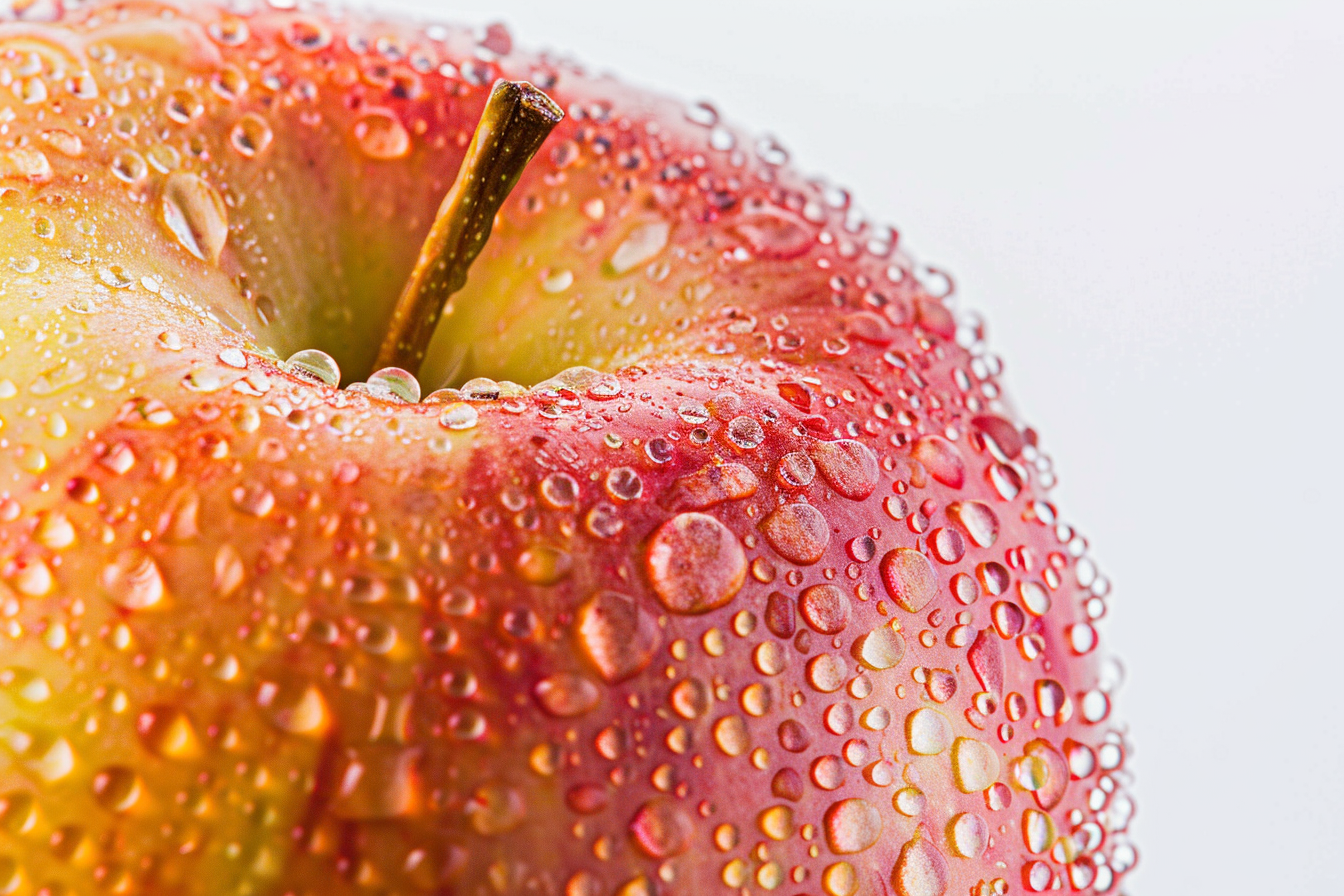 Image gratuite Pomme avec gouttelettes d&rsquo;eau 10