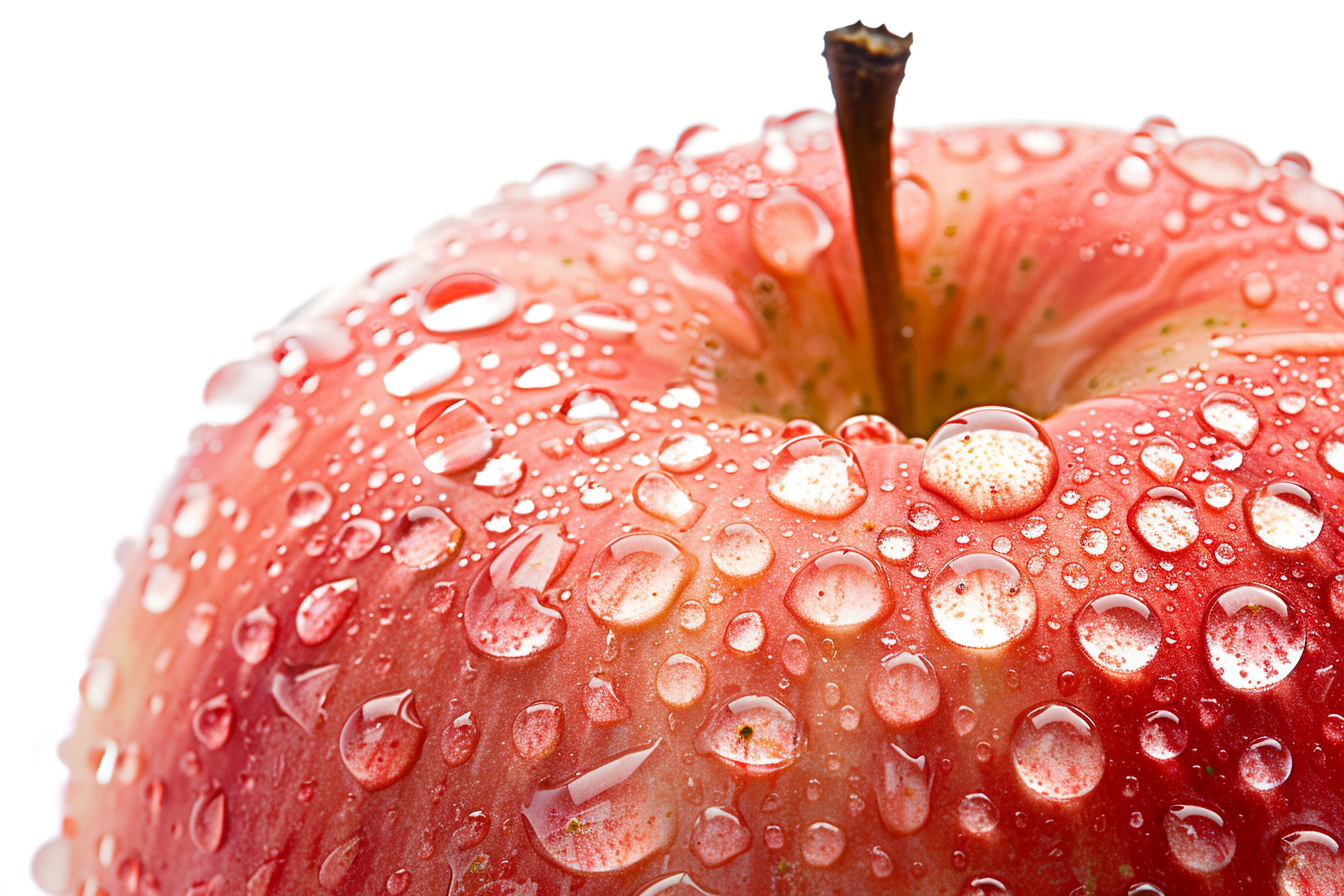 Image gratuite Pomme avec gouttelettes d&rsquo;eau 3